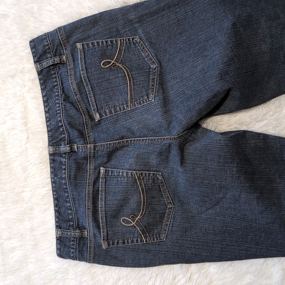 Loft Slim Cropped Denim Ankle Mid Rise Jeans Size 12 - Picture 5 of 12